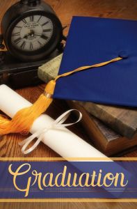 Bulletin | Graduation | Navy cap, gold tassel
