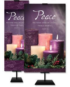 Advent Week 2 - Peace, Isaiah 9:6 (KJV) - Banner