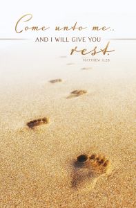 Funeral - Come Unto Me, Matthew 11:28 (KJV) - Pkg 100 - Standard Bulletin