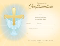 Confirmation - Angel - Cross - Teach me thy way, O LORD - Psalm 86:11 - Pkg 25 - Certificate