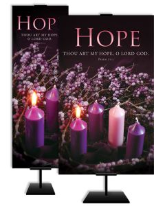 Advent - Hope - Ps. 71:5 (KJV) - Banner