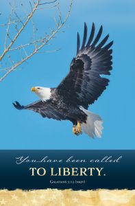 Patriotic - Called to liberty - Gal. 5:13 (NKJV) - Pkg 100 - Standard Bulletin