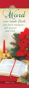 Christmas – The Word – John 1:14 – Pkg 25 – Bookmark