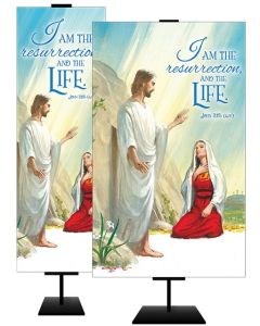 Easter –  I am the Resurrection – John 11:25 (KJV) – Banner