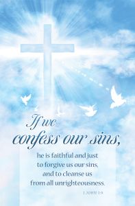 Reconciliation – If We Confess Our Sins – 1 John 1:9 – Pkg 100 – Standard Bulletin