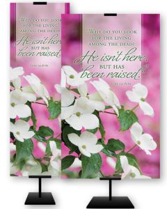 Easter - He Isn't Here - Banner