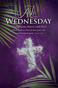 Ash Wednesday - Change Your Hearts, Acts 3:19 (CEB) - Pkg 100 - Standard Bulletin 