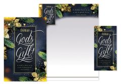 Christmas - Celebrate God's Gift - Isaiah 9:6 (CEB) - Matching Set