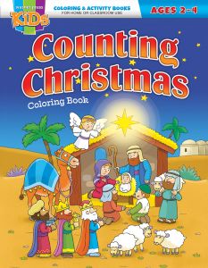 Christmas - Counting Christmas - Coloring/Activity Book - Ages 2-4