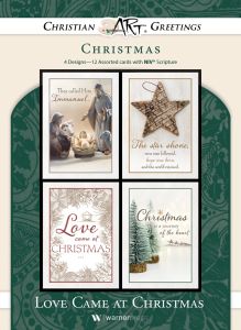 Christmas - Love Came at Christmas, (NIV) - Box of 12 - Assorted Boxed Greeting Cards