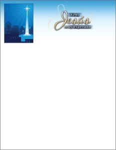 Christmas - Come Thou Long Expected Jesus  - Letterhead (Spanish)