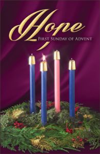 Advent - Hope - Bulletin - Multiple Sizes
