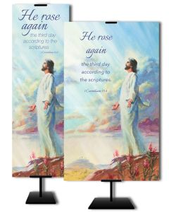 Easter - He Rose Again - Banner