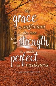 General - My Grace is Sufficient - Standard Size Bulletin
