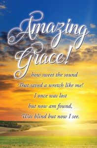 General - Amazing Grace - Standard Size Bulletin