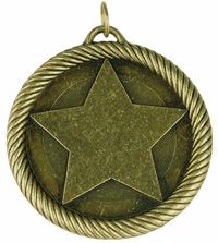 *Star Medal - Antique Gold Finish