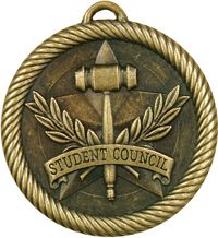 *Student Council - Antique Gold Finish