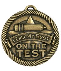 *I did my best on the test - Antique Gold Finish