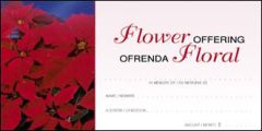 Seasonal - Christmas - Bilingual Flower Offering - Offering Envelope