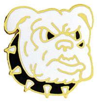 *Bulldog Face Lapel Pin