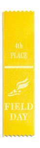 Field Day "4th Place" Award Ribbon