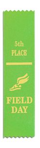 Field Day "5th Place" Award Ribbon