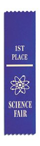 Science Fair "1st Place" Award Ribbon
