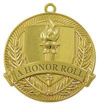 *'A' Honor Roll - Rich Gold Finish