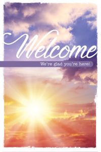 Church supplies - We're glad you're here - Welcome Folder