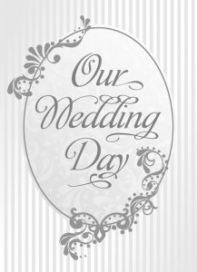 Marriage Certificate / 5x7 folded, Premium, Silver Foil embossed