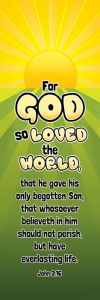 Bookmark - For God so loved the World