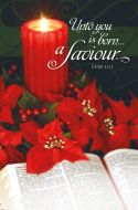 Christmas - Unto you is born a Saviour - Bulletin - Multiple Sizes