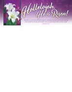 Easter - Hallelujah, He is Risen! - Letterhead