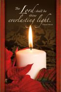 Christmas - Everlasting Light, Isaiah 60:20 (KJV) - Pkg 100 - Multiple Sizes
