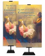 Christmas - They Shall Call His Name... - Matthew 1:23 (KJV) - Banner