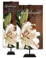 Easter - Hallelujah - Luke 24:34 (KJV) - Banner