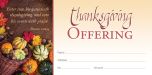 Thanksgiving - Enter his gates - Ps. 100:4 (KJV) - Pkg 100 - Offering Envelope