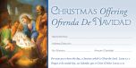Christmas - Christ the Lord/Christo el Senor - Luke 2:11 (KJV) - Bilingual Offering Envelope Pkg 100
