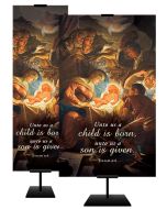 Christmas - A Child Is Born - Isa 9:6 - Banner