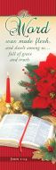 Christmas – The Word – John 1:14 – Pkg 25 – Bookmark