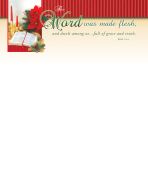 Christmas – The Word – John 1:14 – Pkg 100 – Letterhead