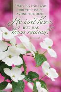 Easter - He Isn't Here - Standard Bulletin - Multiple Sizes