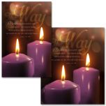 Advent - Week 2 - The Way, Luke 1:78, 79b (CEB) - Pkg 100 - Bulletin - Multiple Sizes