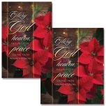 Christmas - Glory to God in heaven, Luke 2:14 (CEB) - Pkg 100 - Bulletin - Multiple Sizes