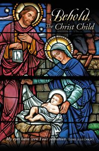 Christmas - Behold the Christ Child - Bulletin - Multiple SIzes