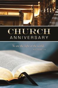Church Anniversary - Ye are the light of the world - Standard Bulletin