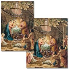 Christmas - Old Master - Nativity - She shall bring forth a son - Matthew 1:21 - Pkg 100 - Bulletin - Multiple Sizes