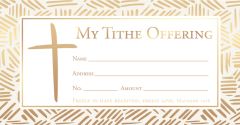 Tithe - Offering - Freely Give - Matthew 10:8 - Pkg 100 - Offering Envelope