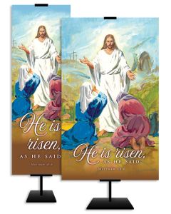 Easter - He Is Risen, Matt 28:6 (KJV) - Banner