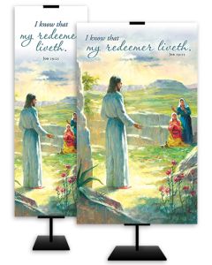 Easter - I know that my redeemer liveth, Job 19:25 (KJV) - Banner